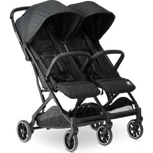 Deryan Luxe Rolo X2 Dubbele Buggy - Duo Buggy - Zwart