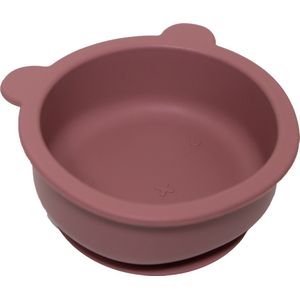 JU&MP Kommetje Beer - Baby - Kinderservies - Zuignap - Onbreekbaar - Roze