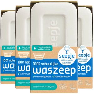 Seepje - Waszeep Blok - 120 Gram - Natuurlijke Ingrediënten - Plasticvrij