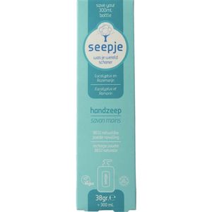 Seepje Handzeep eucalyptus & rozemarijn navulverpakking