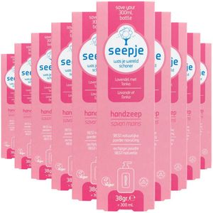 Seepje Handzeep navulling - Lavendel met Tonka - 10 x 38 gram