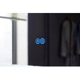 Bella Mirror - Badkamer Spiegel - Antivocht - Anticondens - Ledverlichting - Zwart Frame