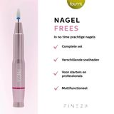 Fineza Elektrische Nagelfrees Set met Bitjes – Manicure & Pedicureapparaat – Nagelvijl - Roze