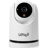 Umea - Babyfoon met Camera - Wit - 1080P - Geluid en Bewegingsdetectie