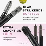Fineza - Airstyler Krultang - 5 in 1 - Zwart - Haarstyler