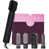 Fineza - Airstyler Krultang - 5 in 1 - Zwart - Haarstyler