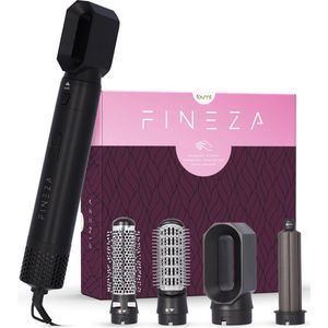 Fineza - Airstyler Krultang - 5 in 1 - Zwart - Haarstyler