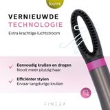 Fineza - Airstyler - Föhnborstel Set - Zilver/Roze - 4 in 1