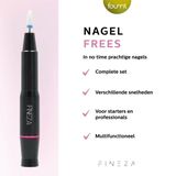 Fineza Elektrische Nagelfrees Set met Bitjes – Manicure & Pedicureapparaat – Nagelvijl - Zwart