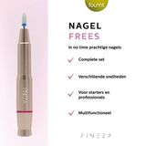 Fineza Elektrische Nagelfrees Set met Bitjes – Manicure & Pedicureapparaat – Nagelvijl - Goud