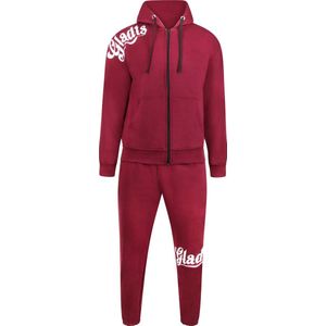 Gladts - Joggingpak - Royal Blue - Katoen - Met Capuchon