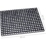 Deurmat -Rubber-ringmat-schoonloopmat 22mm 60x80cm