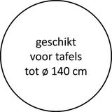 Wicotex - Tafelzeil - Tafelkleed - Blockies - Rond 160cm - Afneembaar - Afwasbaar