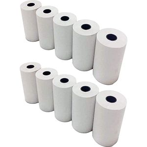 Daroyx Thermisch Print Papier XL geschikt voor Daroyx® Mini Printers 9CG, 9CR, 15R, 15G - Wit - 10 Rollen