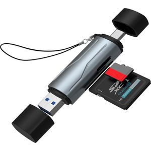 SD Kaart Lezer USB C - Card Reader USB 3.0 - Aluminium