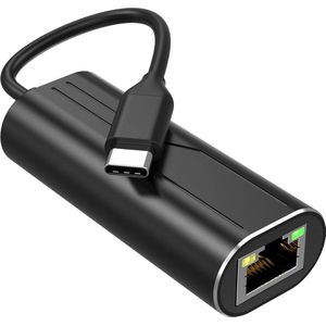 Ethernet Adapter USB C naar Ethernet - 1000 Mbps Gigabit