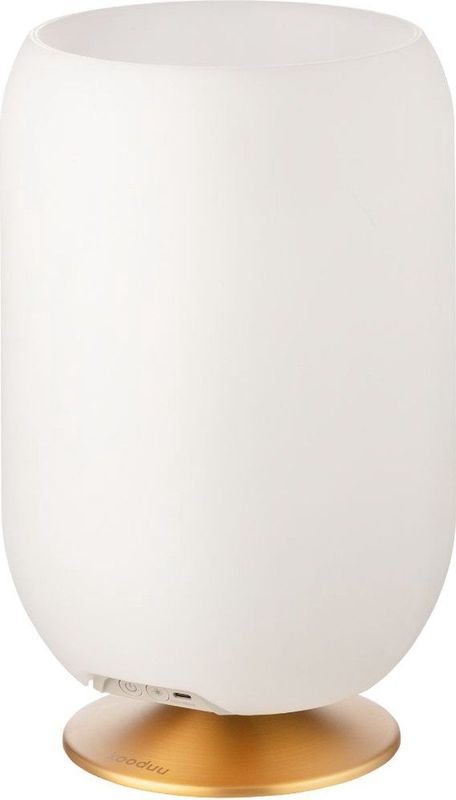 Kooduu Atmos - Bluetooth Speaker - Dimbare LED Lamp - Wijnkoeler - Brons