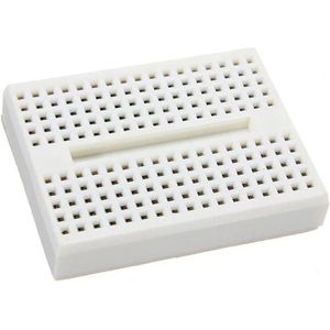 OTRONIC® Mini Breadboard 170 gaats voor prototyping Wit zonder koppeling