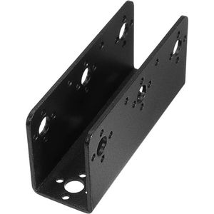 Servo Beugel voor oa Robot Arm / Humanoid Robot - U, Zwart, Aluminium