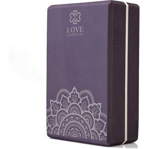 Love Generation ● Yogablok ● EVA Foam ● Mandala print ● Peaceful Purple