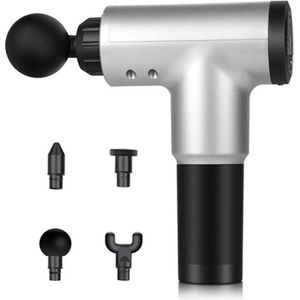 Massage gun - Zilver - Draadloos - Spierherstel en Relax massage