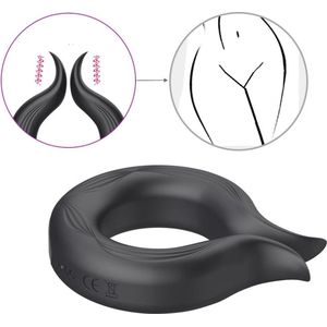 TipsToys Vibrerende Cockring Vibrators - Seksspeeltjes Koppels - SexToys Mannen Penisring