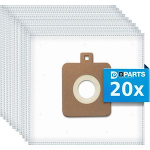 20x Dparts stofzuigerzakken en 1 filter geschikt voor Rowenta Compacteo Ergo - Accessimo - City Space - Mini Space - Tefal - Moulinex