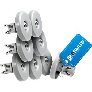 Dparts - Vaatwasser Onderkorf Wieltjes - Set van 8 Stuks - Geschikt voor AEG - Zanussi - Electrolux - Ikea