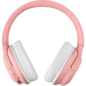 Draadloze Kinderkoptelefoon met Actieve Noise Cancelling (ANC) Bluetooth - 35 uur speeltijd – Koptelefoon Kind – Over Ear - Roze