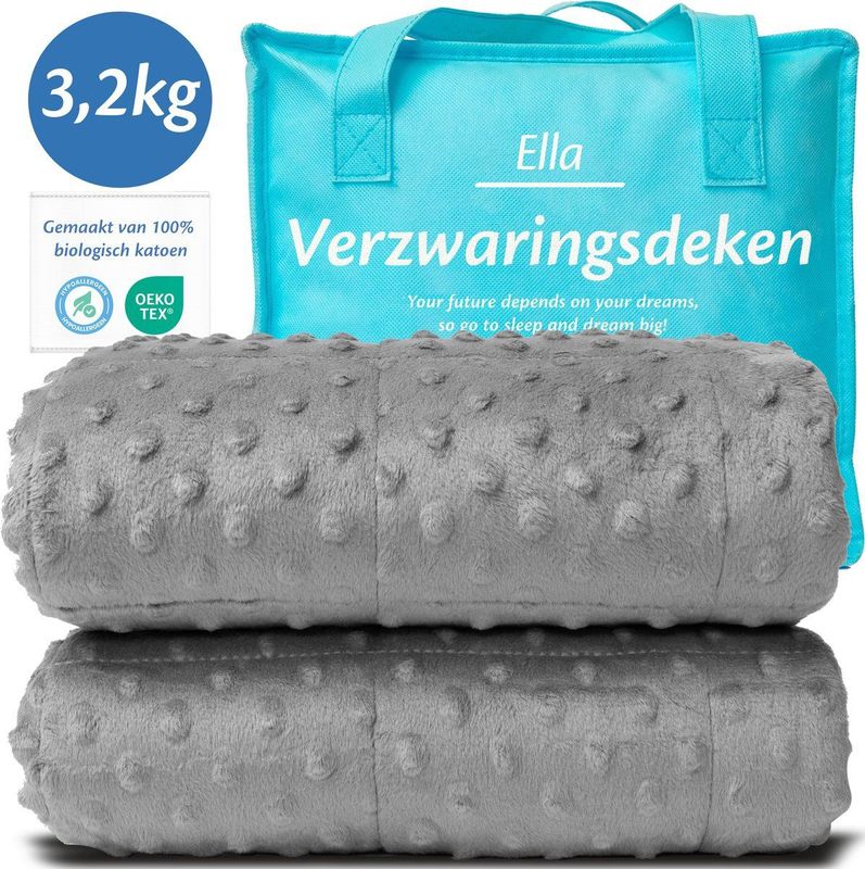 Verzwaringsdeken - Grijs - Katoen - 5 Kg