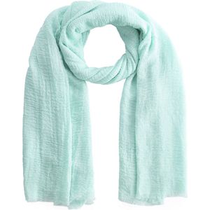 Emilie scarves The all time essential scarf - sjaal - mint - linnen - viscose