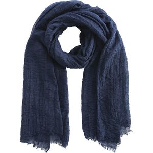 Emilie scarves The all time essential scarf - sjaal - donkerblauw - linnen - viscose