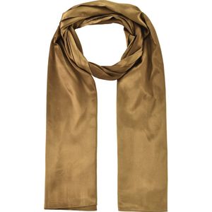 Emilie Scarves - sjaal - satijn - cognac brons - 200*70CM