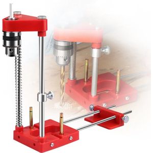 Boorstandaard - Boormachine houder - Boorstandaard met boorkop - 1,5-10mm - Rood