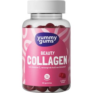 Yummygums - Collagen - suikervrij - gummies - gezonde huid - vitamine C - 60 gummies