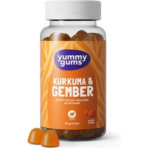 Yummygums - Kurkuma Gember - Kurkuma Capsules - 60 Gummies