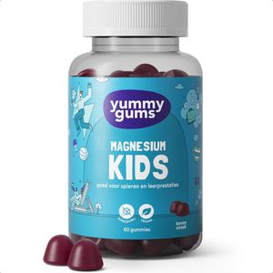 Yummygums - Kids Magnesium - Gummy - Kersensmaak - 60 Stuks