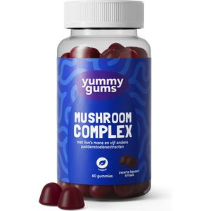 Yummygums - Mushroom Complex - 60 Gummies - Zwarte Bessensmaak