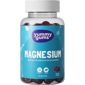 Yummygums - Magnesium Citraat Gummies - Suikervrij - 60 Gummies
