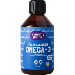 Yummygums - Vloeibaar Omega 3 - Algenolie - 150 ml - Vegan Alternatief voor Visolie