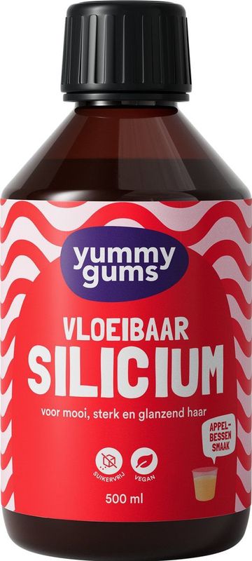 Yummygums - Vloeibaar Silicium - Appel-bessensmaak - 500ml - Suikervrij