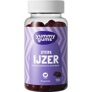 Yummygums - IJzer Gummies - IJzer Supplement - 60 Gummies