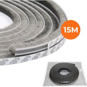 Tochtband Premium - Zelfklevend - 15 meter - Tochtstrip Voor Deuren - Tochtstopper Deur