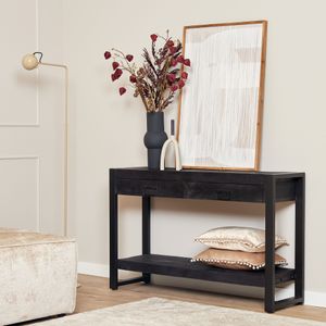 StarFurn - Boaz - Sidetable - Zwart - 120cm - Hoogwaardig Materiaal
