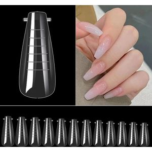 Goodbitz® - Dual Forms - Ballerina - 120 stuks - Dual forms ballerina - Dualforms - Dual forms nagels - Dual form tips - Dual system form - Dual forms polygel - Dual system form - Dual form nagel - Nail forms - Polygel tips - Snelle kunstnagels