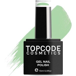 Groene Gellak van TOPCODE Cosmetics - Padu Green - TCBL45 - 15 ml - Gel nagellak Groen gellac