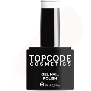Gellak van TOPCODE Cosmetics - White - TCKE12 - 15 ml - Gel nagellak - Wit - Gellac