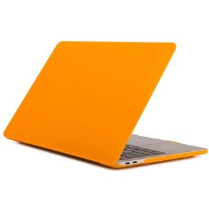 By Qubix MacBook Air 13,6 inch case - oranje (2022) - MacBook Air (M2 Chip) - Cover geschikt voor Apple MacBook Air (A2681)