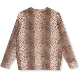 Refined Department T-shirt Jody Ladies Knitted Leopard Ls R2407814435 850 Panterprint Dames