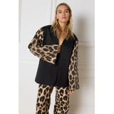 Refined Department - Suki - Blazer - Veelkleurig - Luipaardprint